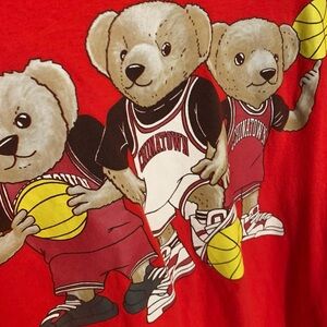 Red Basketball Bear Shirt